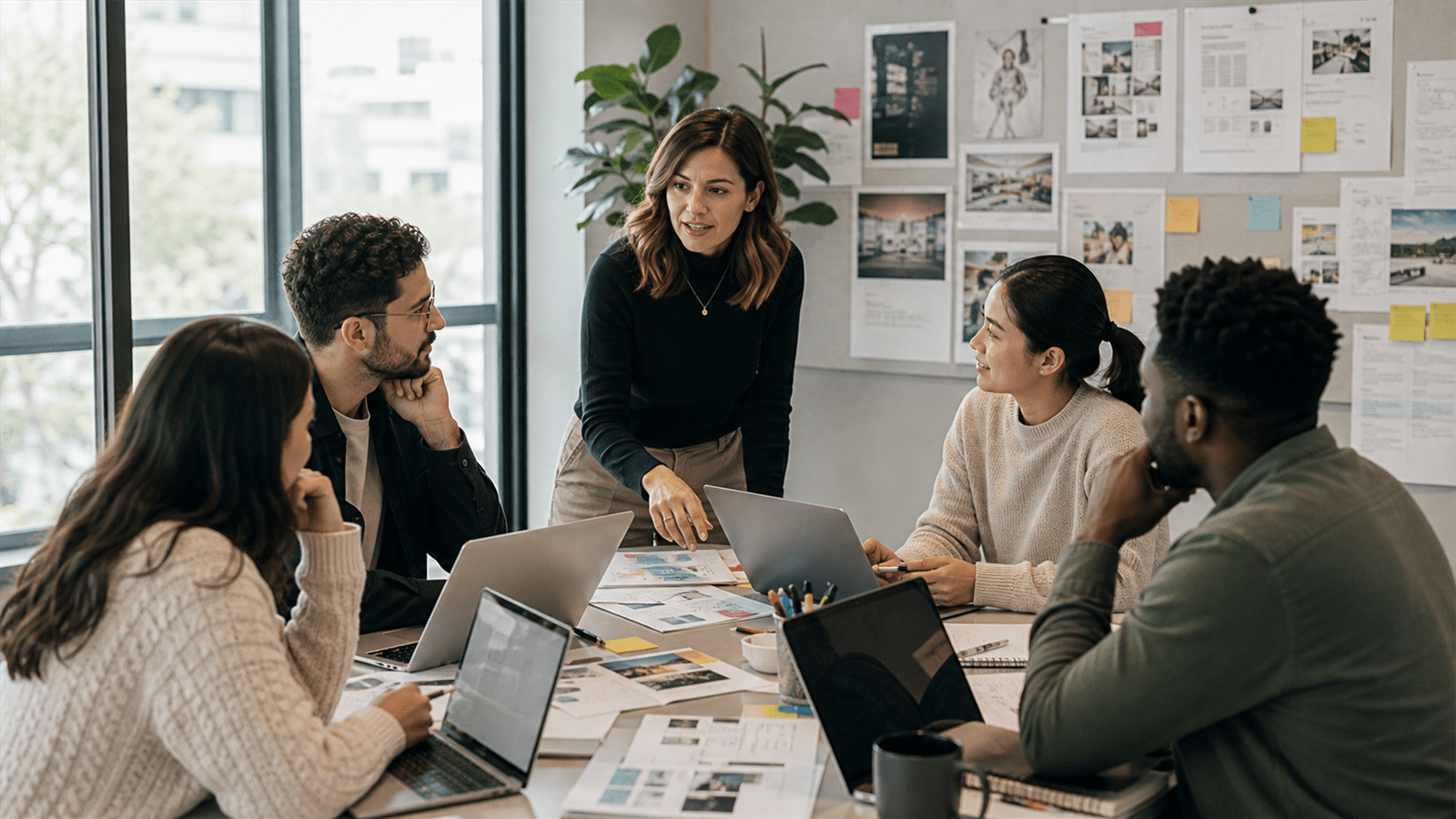 Photoreal editorial image about AI training becoming a formal marketing capability