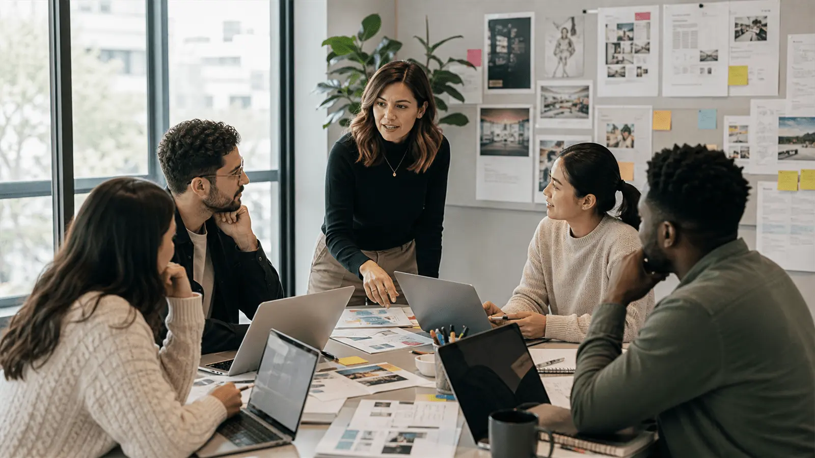 Photoreal editorial image about AI training becoming a formal marketing capability